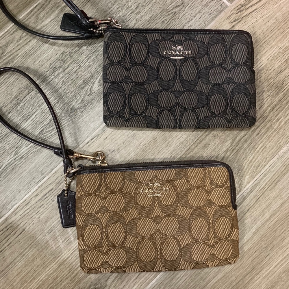 Coach card or money holder tote